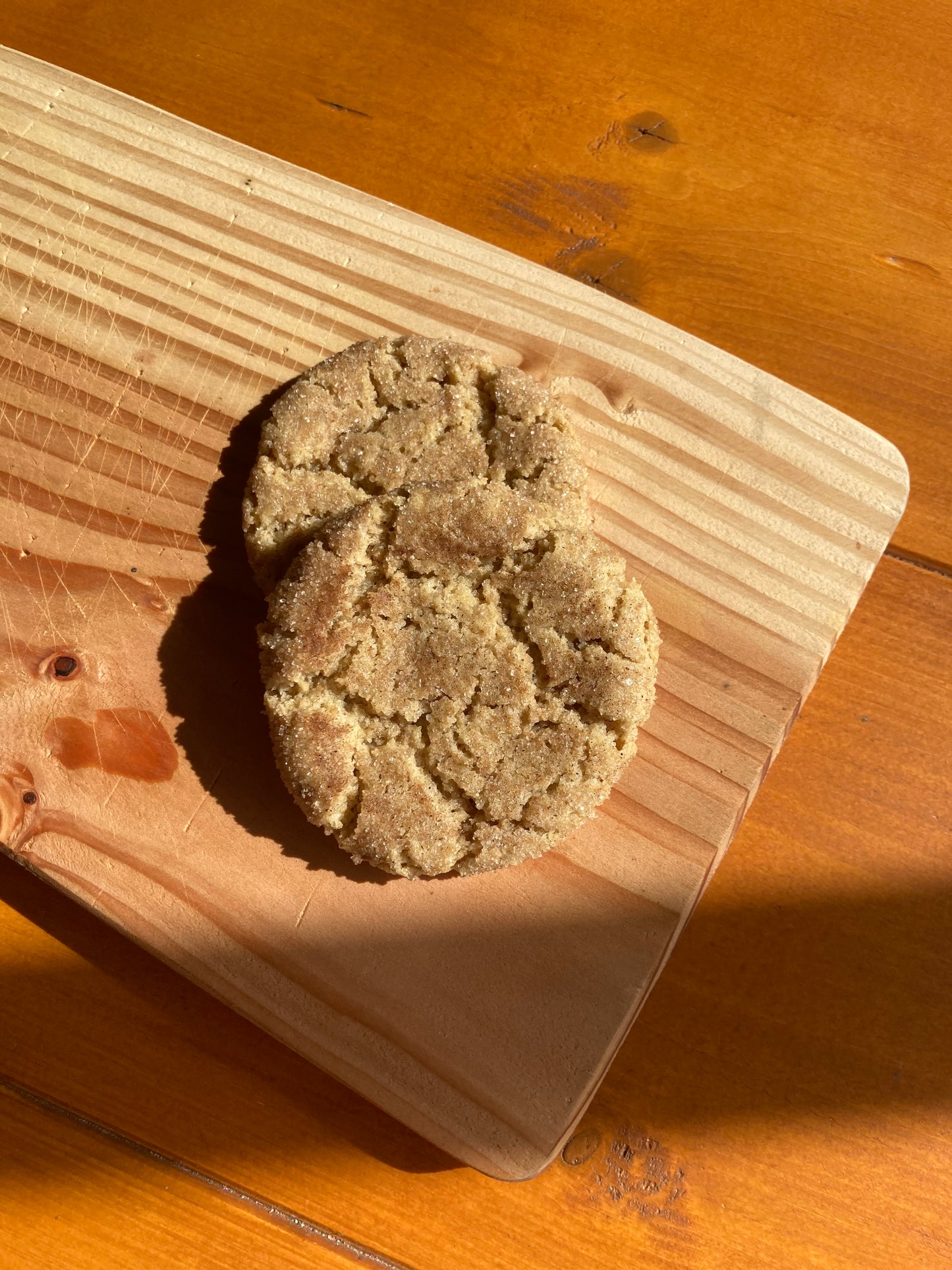 Vegan Snicker doodle cookie